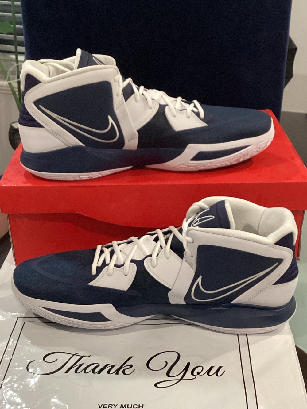 Nike Kyrie Infinity TB Promo Midnight Navy White DX6653-401 Men’s Size 18 NWT